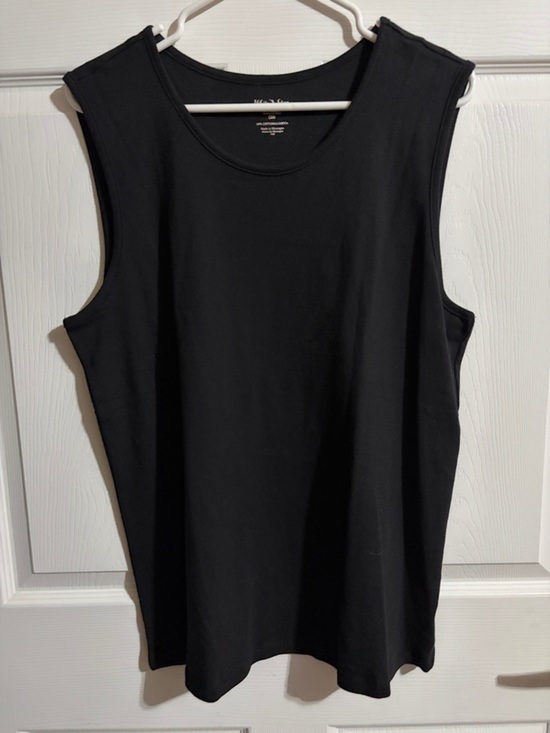 White Stag Tops - White Stag Black Sleeveless Crewneck Tank